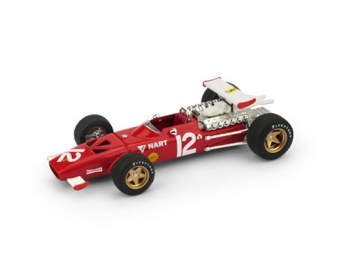Brumm BM0256B FERRARI 312 F1 P.RODRIGUEZ 1969 N.12 7th MEXICO GP  1:43 Modellino
