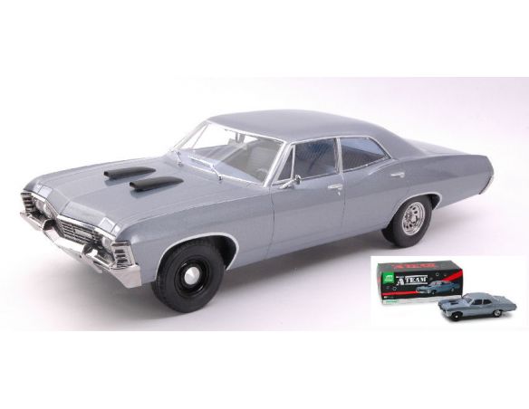 Greenlight GREEN19047 CHEVROLET IMPALA SPORT SEDAN 1967 THE A TEAM 1:18 Modellino