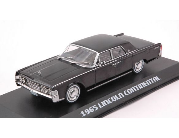 Greenlight GREEN86512 LINCOLN CONTINENTAL 1965 THE MATRIX 1999 BLACK 1:43 Modellino