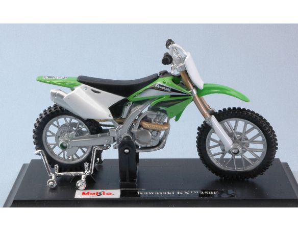 Maisto MI04045G KAWASAKI KX 250F 1:18 Modellino