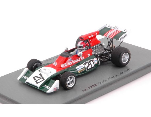 Spark Model S1813 ISO FX3B J.PRETORIUS 1973 N.20 DNF SOUTH AFRICAN GP 1:43 Modellino