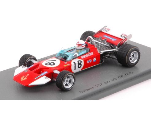 Spark Model S5401 SURTEES TS7 DEREK BELL 1970 N.18 6th US GP 1:43 Modellino