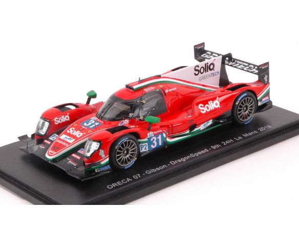 Spark Model S7016 ORECA 07 - GIBSON N.31 9th LM 2018 R.GONZALES-P.MALDONADO-N.BERTHON 1:43 Modellino