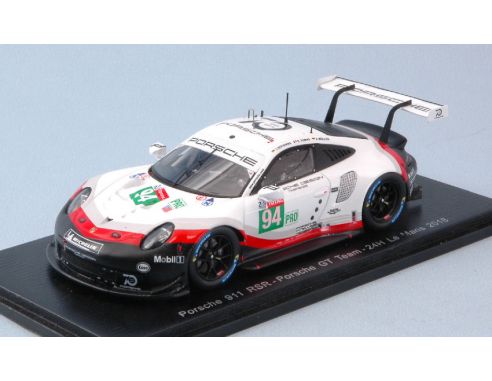 Spark Model S7035 PORSCHE 911 RSR N.94 DNF LM 2018 R.DUMAS-T.BERNHARD-S.MULLER 1:43 Modellino