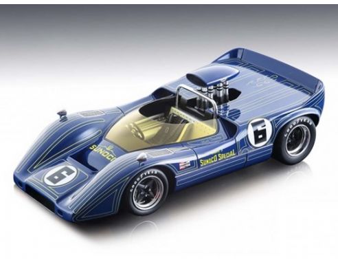 Tecnomodel TMD1856A MCLAREN M6B CAN AM N.6 WINNER BRIDGEHAMPTON GP 1968 MARK DONOHUE 1:18 Modellino