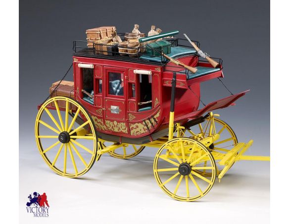 Amati 1711/01 Diligenza Stage Coach I tesori del vecchio West Kit 1:10 Modellino