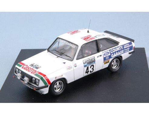 Trofeu TF1813 FORD ESCORT N.43 12th RS 2000 R.A.C. RALLY 1977 M.WILSON-R.PALMER 1:43 Modellino