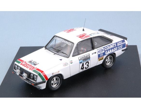 Trofeu TF1813 FORD ESCORT N.43 12th RS 2000 R.A.C. RALLY 1977 M.WILSON-R.PALMER 1:43 Modellino