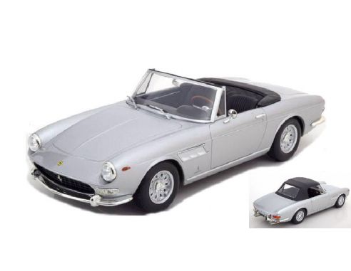 KK Scale KKDC180242 FERRARI 275 GTS PININFARINA SPYDER 1964 SILVER 1:18 Modellino