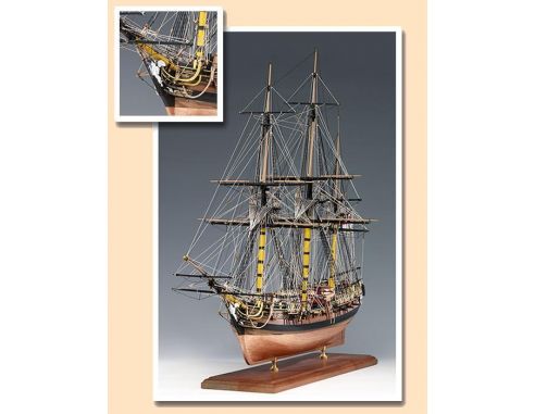 Amati 1300-05 H.M.S. Pegasus 1776 Kit Nave legno 1:64 Modellino