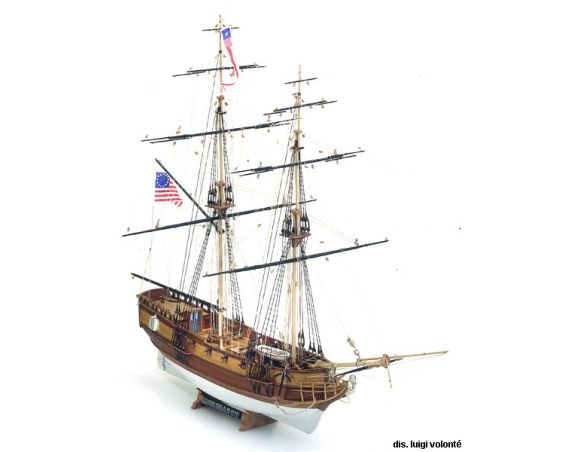 Mini Mamoli MV22 Blue Shadow Caracca Atlantica XVI Sec. 1:64 Kit Navi In Legno