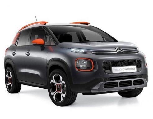 Norev NV155328 CITROEN C3 AIRCROSS 2017 GREY & WHITE ROOF & ORANGE DECO 1:43 Modellino