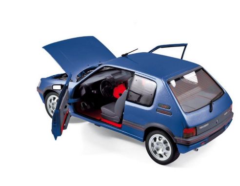Norev NV184856 PEUGEOT 205 GTi 1.9 1992 MIAMI BLUE 1:18 Modellino