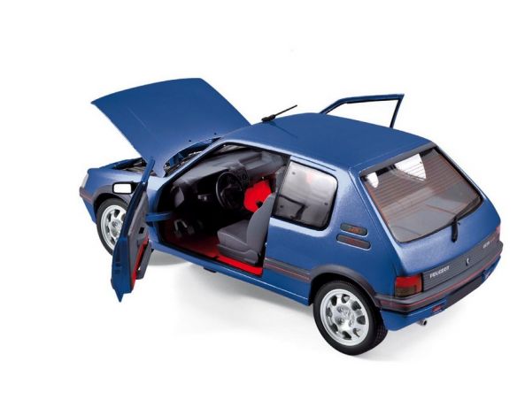 Norev NV184856 PEUGEOT 205 GTi 1.9 1992 MIAMI BLUE 1:18 Modellino