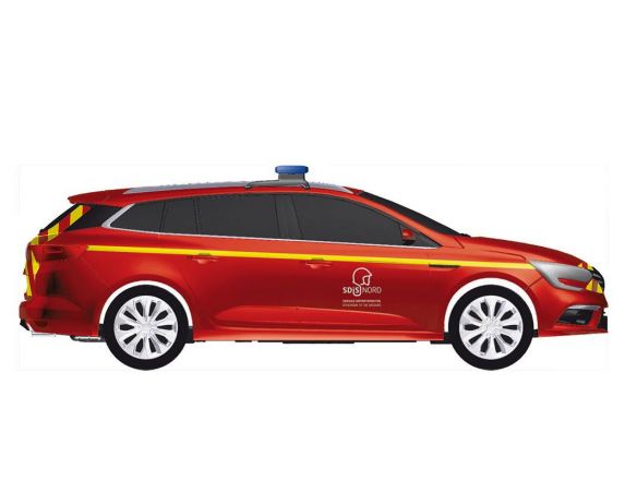 Norev NV517797 RENAULT MEGANE ESTATE 2016 POMPIERS 1:43 Modellino