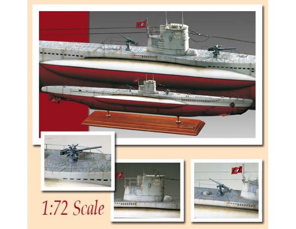Amati 1602 sommergibile u-boat 47 1936 Kit costruzioni 1:72 Modellino