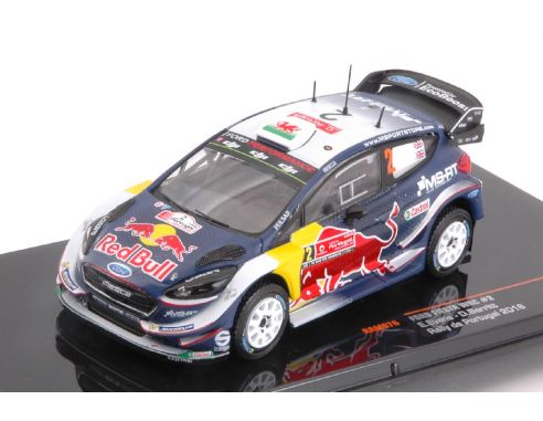 Ixo model RAM676 FORD FIESTA WRC N.2 2nd RALLY PORTUGAL 2018 E.EVANS-D.BARRITT 1:43 Modellino