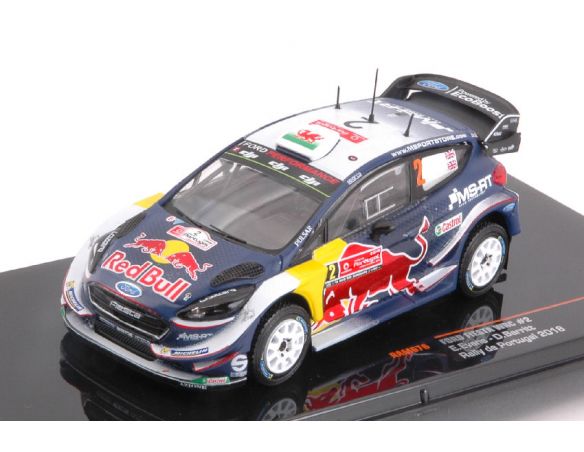 Ixo model RAM676 FORD FIESTA WRC N.2 2nd RALLY PORTUGAL 2018 E.EVANS-D.BARRITT 1:43 Modellino