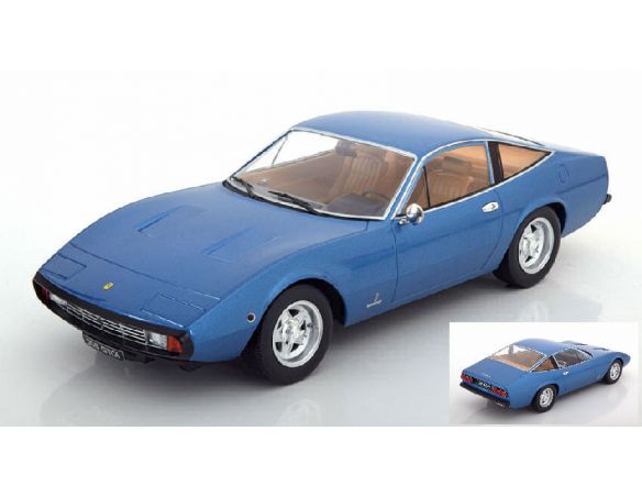KK Scale KKDC180282 FERRARI 365 GTC4 1971 BLUE 1:18 Modellino