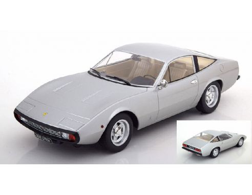 KK Scale KKDC180283 FERRARI 365 GTC4 1971 SILVER 1:18 Modellino