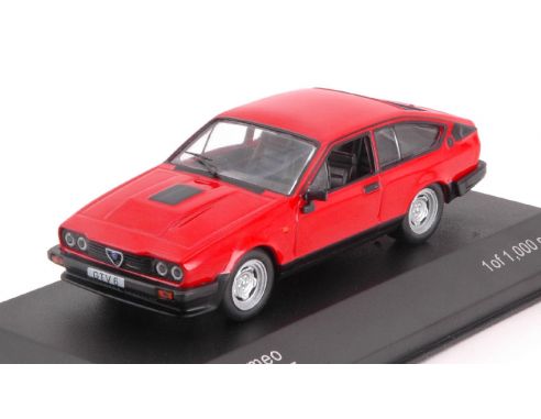 White Box WB154 ALFA ROMEO GTV 6 1985 RED 1:43 Modellino