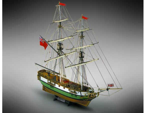 Mini Mamoli MV45 Portsmouth brigantino inglese 1796 Kit Navi 1:64 Modellino