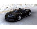 Looksmart LS485F FERRARI J50 DAYTONA BLACK W/GREY CORSA WHEELS 1:43 Modellino