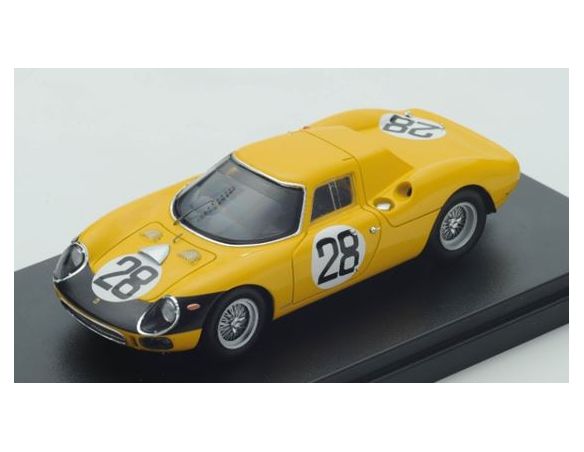 Looksmart LSLM080 FERRARI 250 LM N.28 DNF LM 1966 TAF GOSSELIN-E.DE KEYN 1:43 Modellino