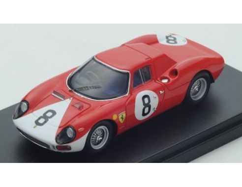Looksmart LSRC26 FERRARI 250 LM N.8 2nd 12 H REIMS 1964 J.SURTEES-L.BANDINI 1:43 Modellino