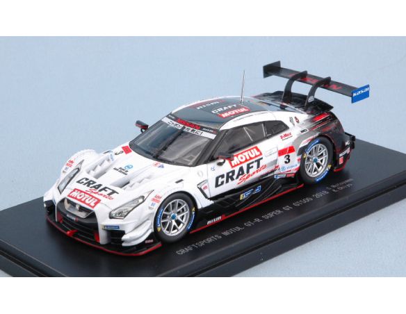 Ebbro EB45625 NISSAN GT-R N.3 7th OKAYAMA SUPER GT500 2018 MOTOYAMA-CHIYO 1:43 Modellino