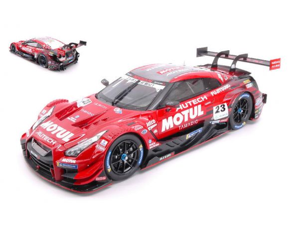 Ebbro EB81110 NISSAN GT-R N.23 WINNER FUJI SUPER GT500 2018 MATSUDA-QUINTARELLI 1:18 Modellino