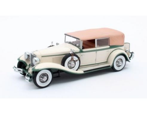 MATRIX SCALE MODELS MX40307-012 CORD L-29 PHAETON SEDAN CLOSED 1931 CREME 1:43 Modellino
