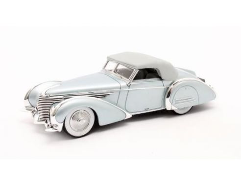 Matrix MX40408-022 DELAHAYE 145 V12 FRANAY CABRIOLET 48772-3 1946 CLOSED LIGHT BLUE 1:43 Modellino