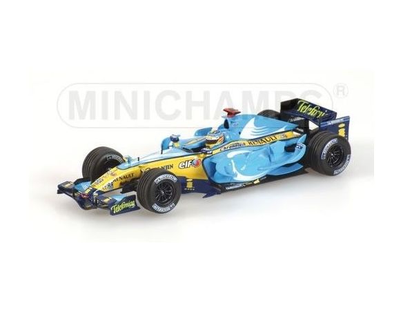 Minichamps PM400060201 RENAULT F.ALONSO W.CH.2006 1:43 Modellino