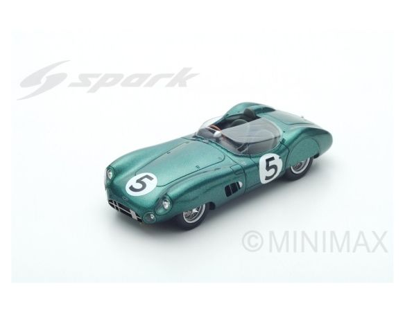 Spark Model S43LM59 ASTON MARTIN DBR1 N.5 WINNER LM 1959 R.SALVADORI-C.SHELBY 1:43 Modellino