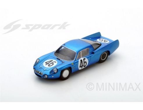Spark Model S5488 ALPINE M65 N.46 DNF LM 1965 M.BIANCHI-H.GRANDSIRE 1:43 Modellino
