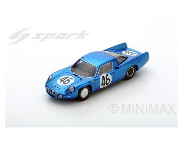 Spark Model S5488 ALPINE M65 N.46 DNF LM 1965 M.BIANCHI-H.GRANDSIRE 1:43 Modellino