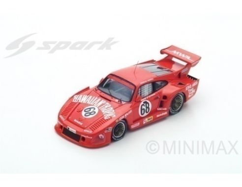Spark Model S5521 PORSCHE 935 K3 N.68 ACCIDENT LM 1980 S.McKITTERICK-L.WALGER-C.MENDEZ Modellino