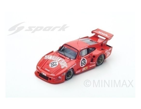 Spark Model S5521 PORSCHE 935 K3 N.68 ACCIDENT LM 1980 S.McKITTERICK-L.WALGER-C.MENDEZ Modellino
