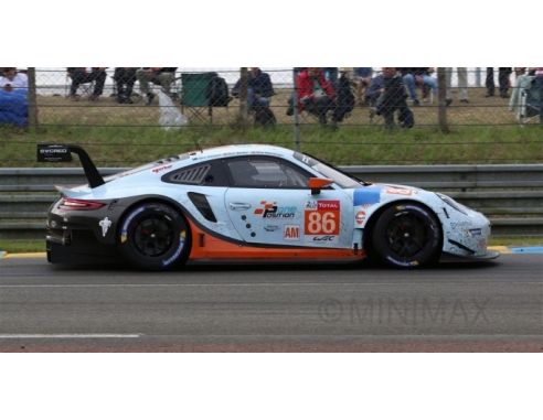 Spark Model S7041 PORSCHE 911 RSR N.86 43th LM 2018 M.WAINWRIGHT-B.BARKER-A.DAVISON 1:43 Modellino