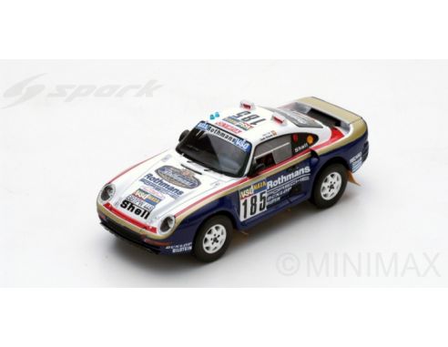 Spark Model S7814 PORSCHE 959 N.185 ABANDON PARIS-DAKAR 1985 J.ICKX-C.BRASSEUR 1:43 Modellino
