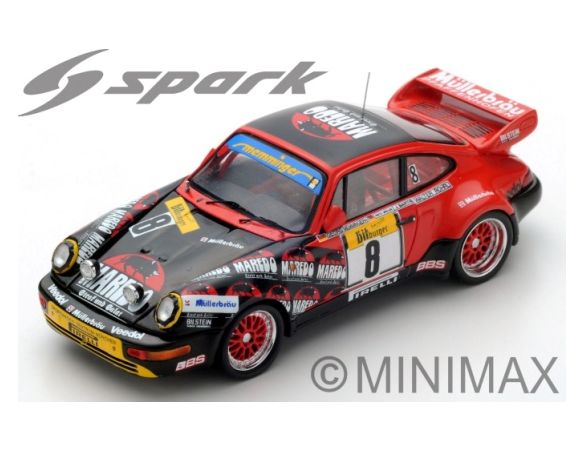 Spark Model SG016 PORSCHE 911 RSR N.8 24 H NURBURGRING 1993 ROHRL-BARTH-MEMMINGER-MULL. Modellino
