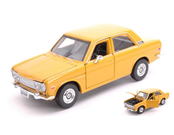 Maisto MI31518Y DATSUN 510 1971 YELLOW 1:24 Modellino