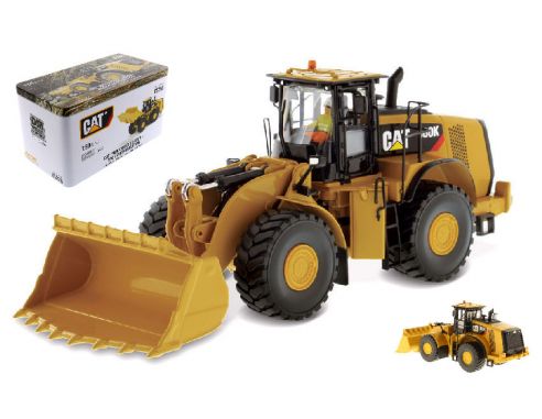 Diecast Master DM85296 CAT 980K WHEEL LOADER W/ROCKCON 1:50 Modellino