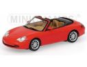 Minichamps PM400061034 PORSCHE 911 CABRIO 2001 RED 1:43 Modellino
