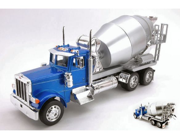 Welly WE39943BL PETERBILT 379 METALLIC BLUE/SILVER 1:32 Modellino