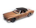 Hot Wheels LDC92558BN BUICK RIVIERA GS 1971 W/VINYL TOP BROWN 1:18 Modellino