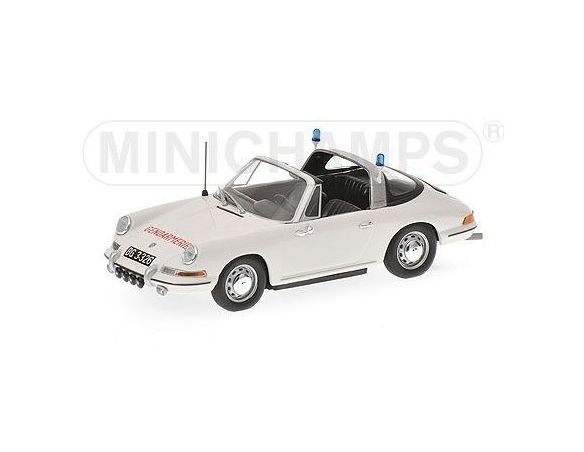 Minichamps PM400061191 PORSCHE 911 TARGA'65 GENDARMER.1:43 Modellino