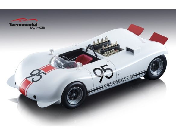 Tecnomodel TMD1884D PORSCHE 909 BERGSPYDER N.95 WINNER GAISBERG RENNEN 1968 G.MITTER 1:18 Modellino