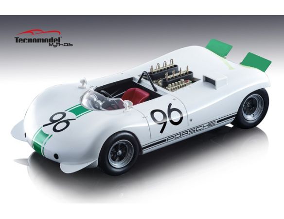 Tecnomodel TMD1884E PORSCHE 909 BERGSPYDER N.96 3rd GAISBERG RENNEN 1968 ROLF STOMMELEN 1:18 Modellino